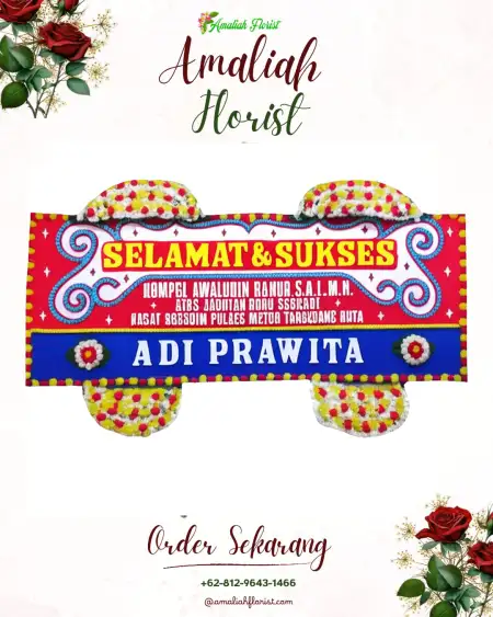 Papan Bunga Ucapan Selamat Sadabumi